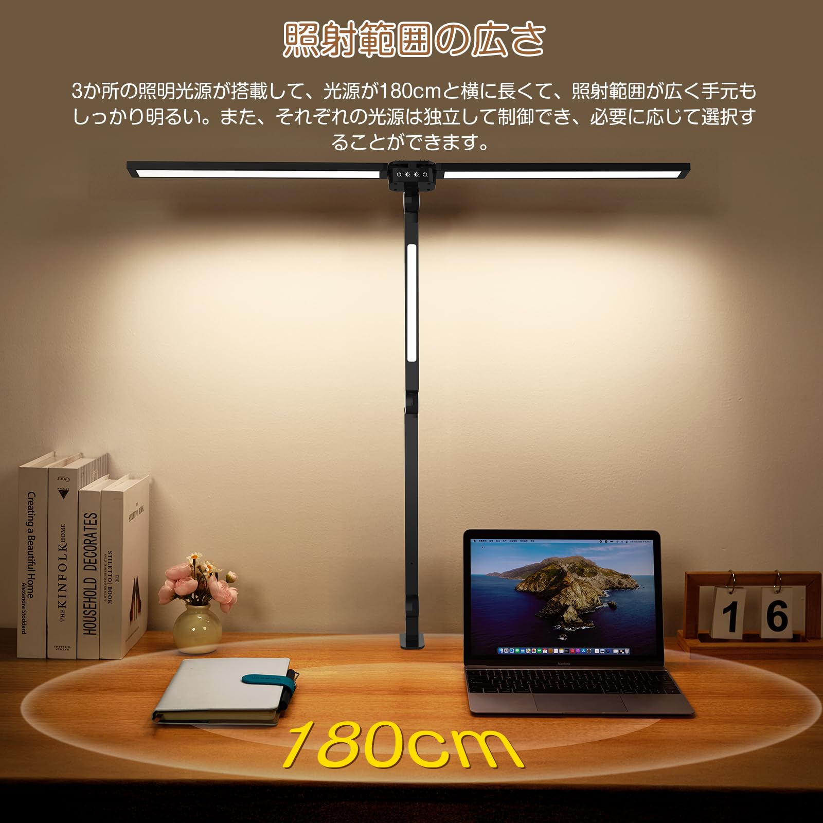 Amazon.co.jp: 【2025新登場】SHANHE デスクライト LED リモコン付き 3
